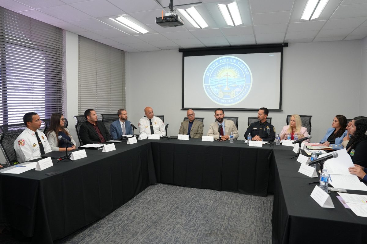 Mayor Calvo cabinet meeting — open to press and public