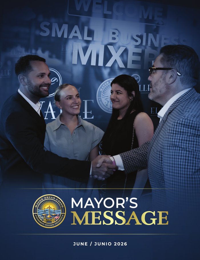 Mayor's Message — June 2026 Newsletter